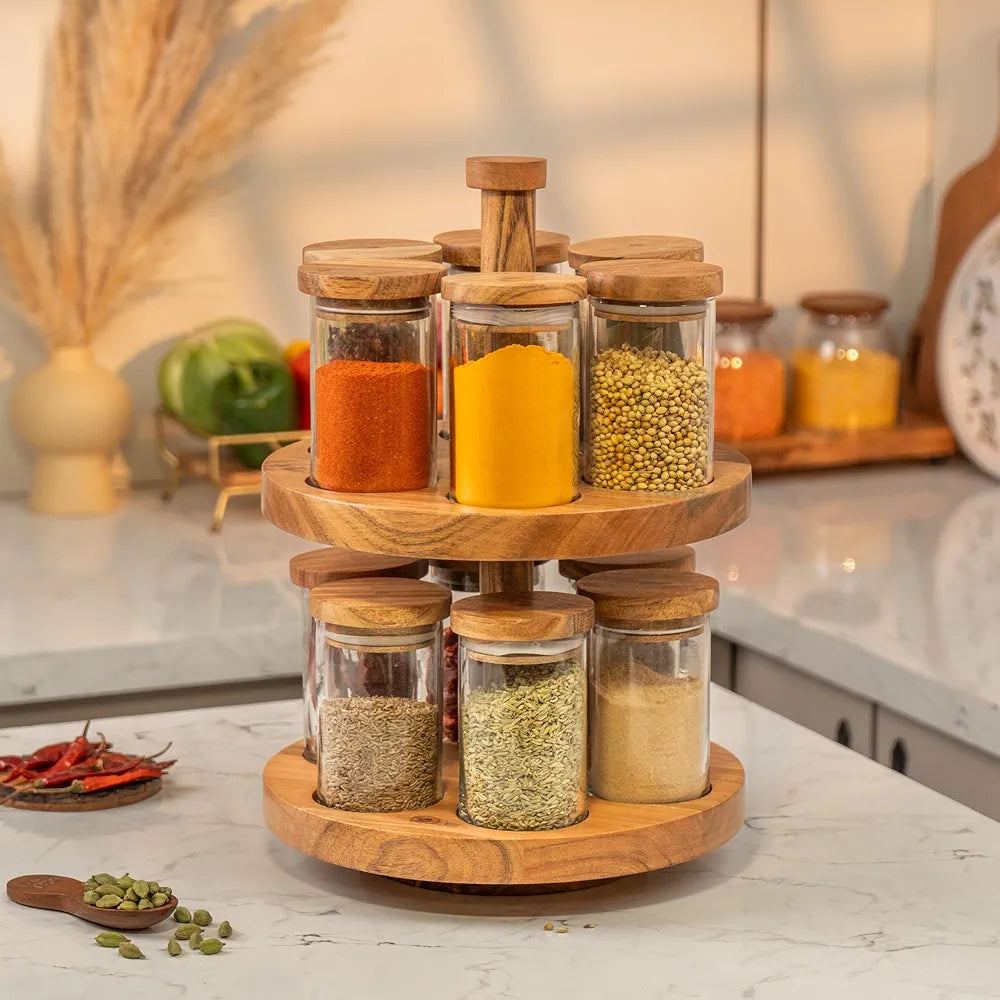 Wooden Spice Rack